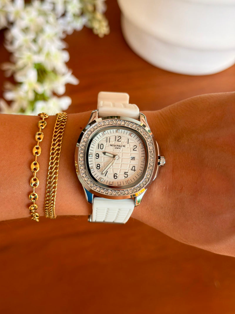 Reloj Silicona Mujer Cristales