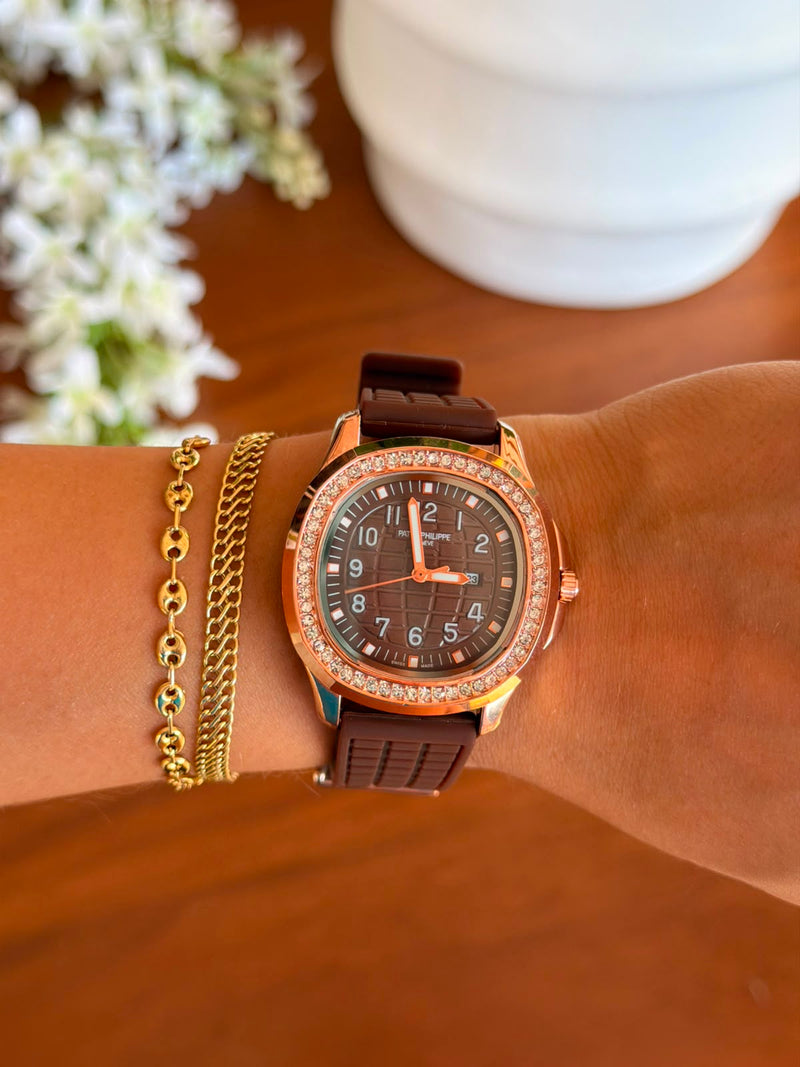 Reloj Silicona Mujer Cristales