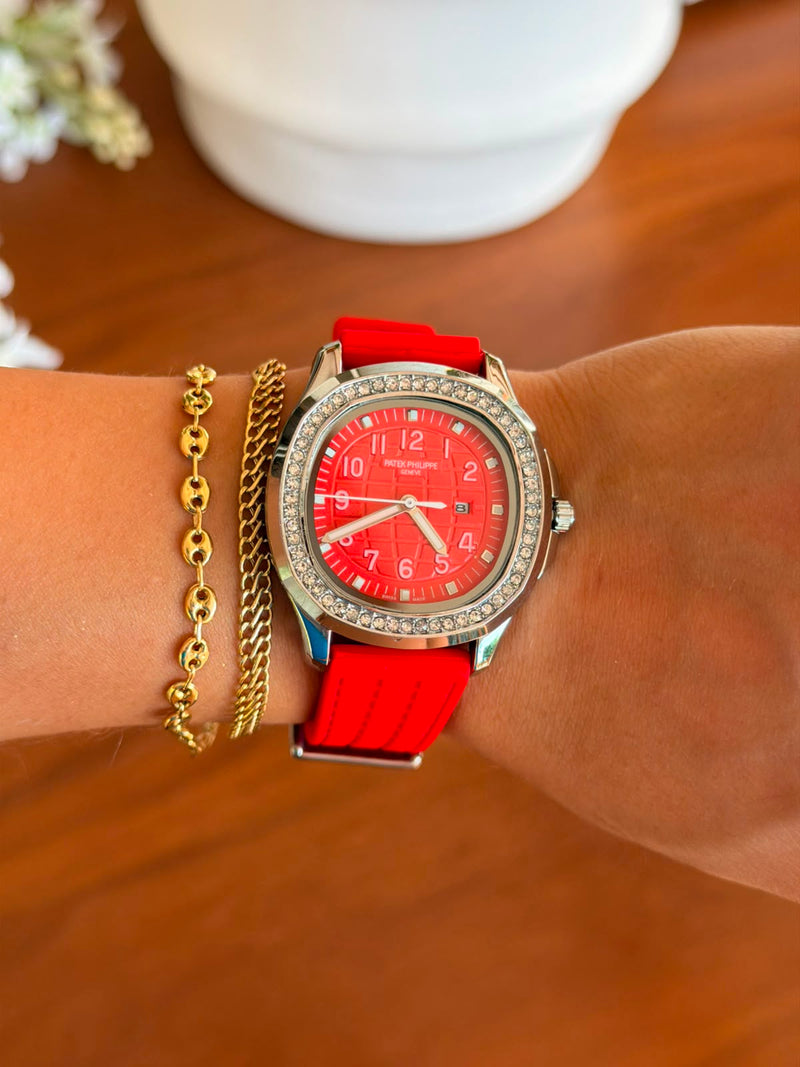 Reloj Silicona Mujer Cristales