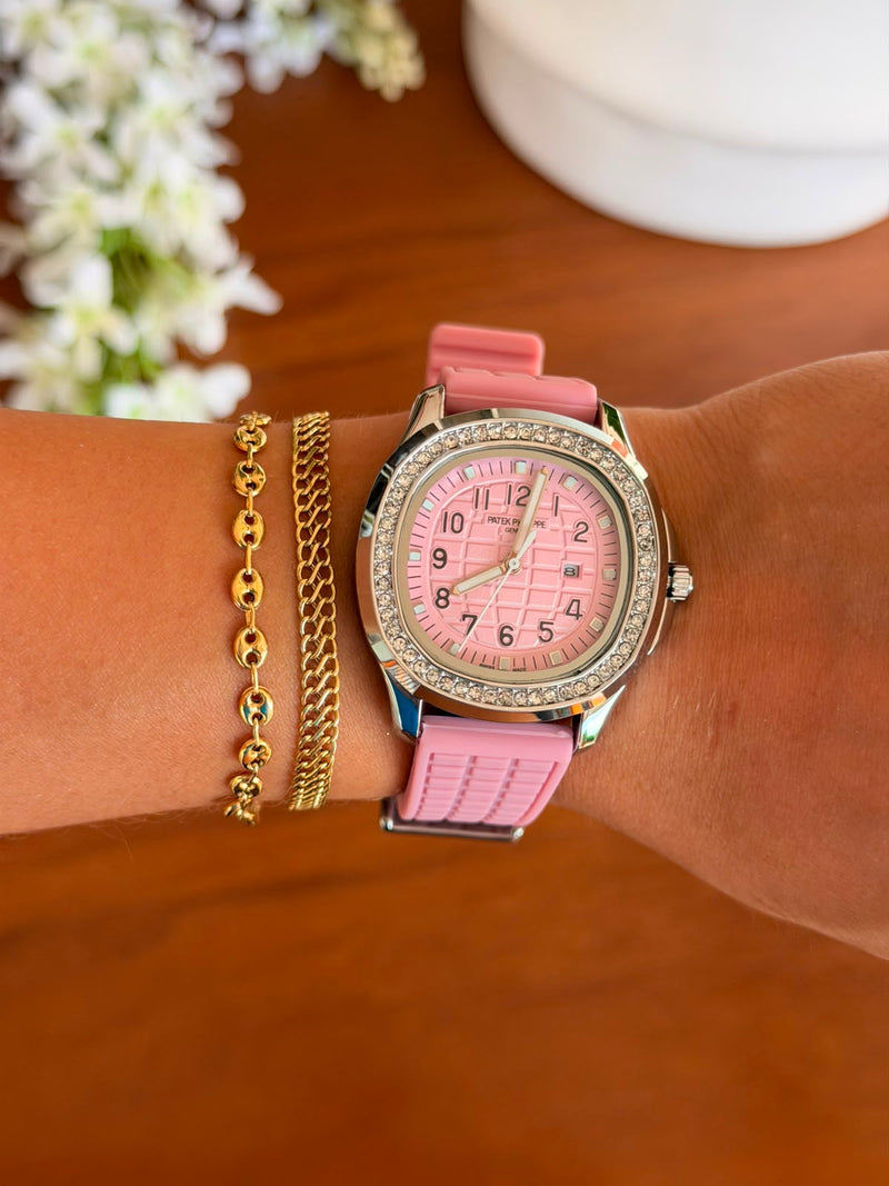 Reloj Silicona Mujer Cristales