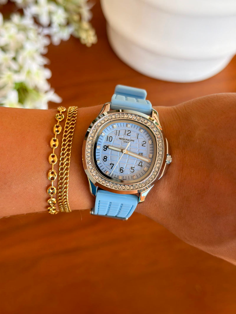Reloj Silicona Mujer Cristales